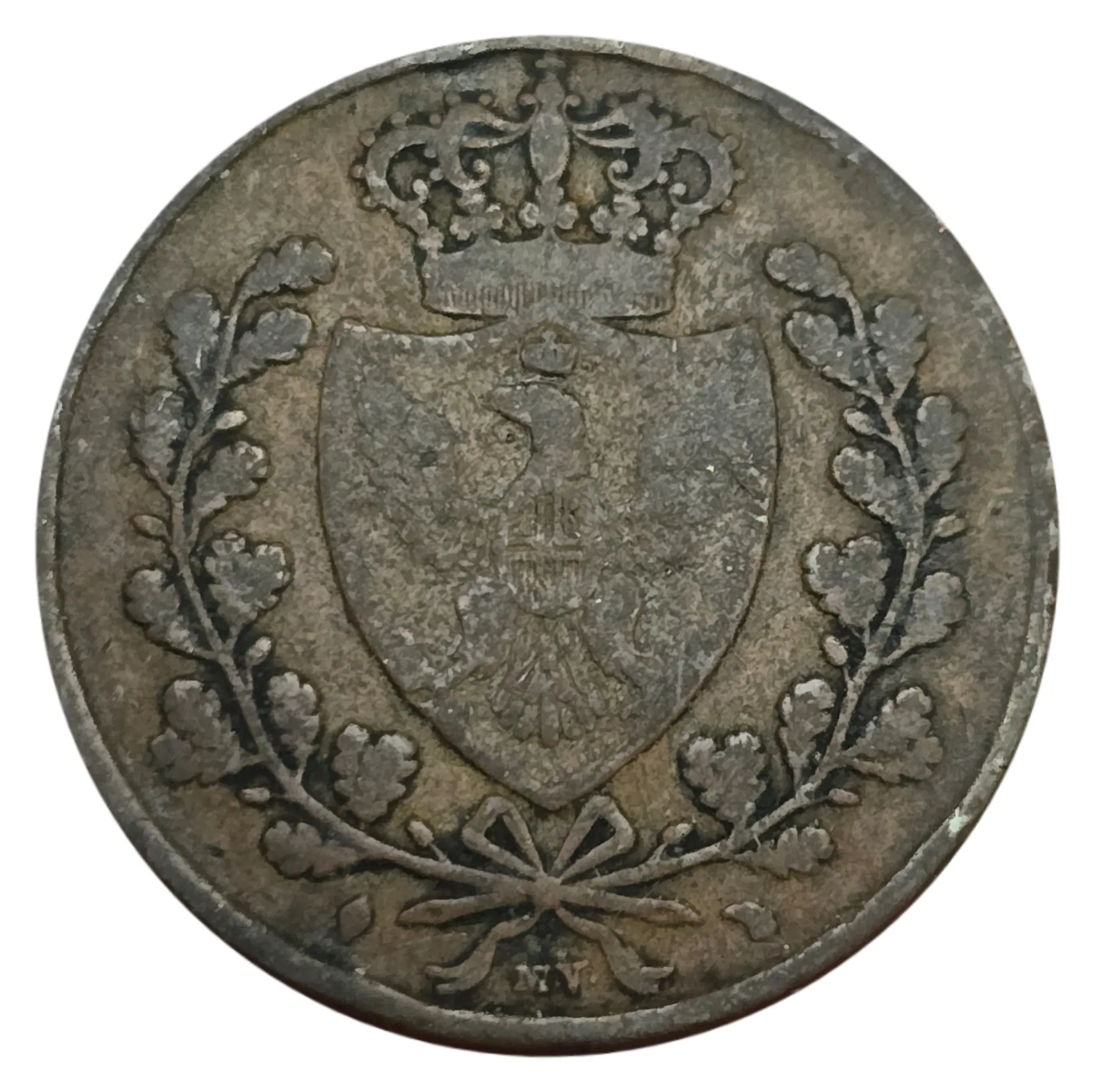 سکه ایتالیا 5 سنتسیمی ایتالیا 1826